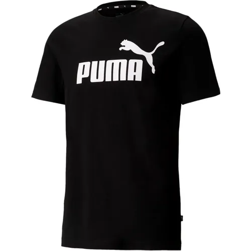 Schwarzes Classic Logo Tee Puma - Puma - Modalova