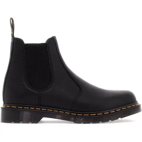 Gehämmerte Leder Chelsea Stiefeletten , Herren, Größe: 45 EU - Dr. Martens - Modalova