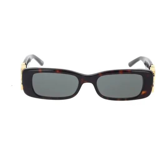 Dynasty Rectangle Sonnenbrille , Damen, Größe: 51 MM - Balenciaga - Modalova