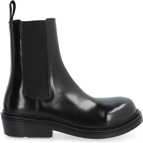 Leather Ankle Boots Aw22 , female, Sizes: 4 UK, 5 UK, 4 1/2 UK, 7 UK - Bottega Veneta - Modalova