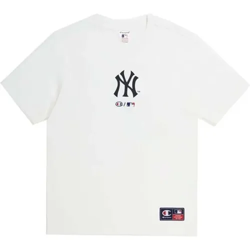 Mlb New York Yankees T-shirt , Herren, Größe: 2XL - Champion - Modalova