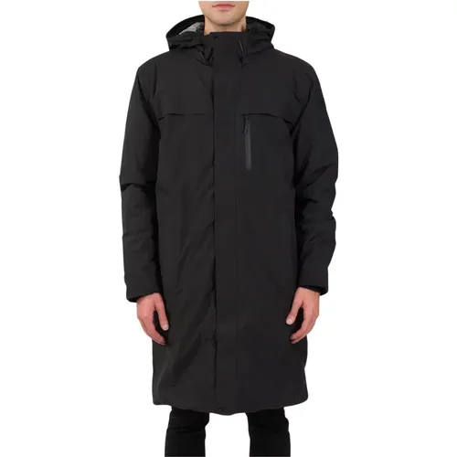 Hidden Zip Parka with Hood , male, Sizes: L, XL, S - Schott NYC - Modalova