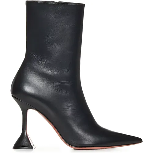 Ankle Boots with Hourglass Heel , female, Sizes: 3 UK - Amina Muaddi - Modalova