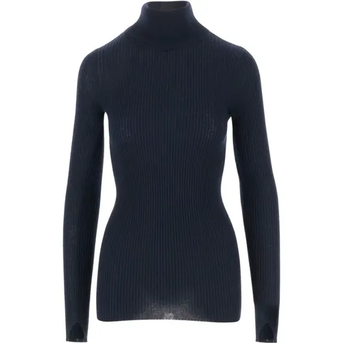 Seiden Kaschmir Mischung Hoher Kragen Pullover , Damen, Größe: S - Wild Cashmere - Modalova