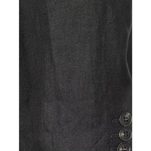 Linen Single-Breasted Jacket , female, Sizes: 2XS, M, XS - Max Mara Weekend - Modalova