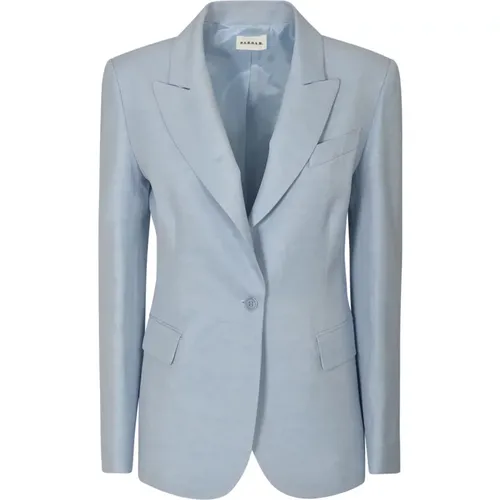 Women's Clothing Outerwear Azzurro Polvere Ss24 , female, Sizes: XS - P.a.r.o.s.h. - Modalova
