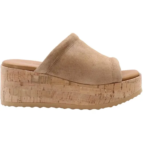 Valk Mule Sandals , female, Sizes: 6 UK, 8 UK, 5 UK - Via Vai - Modalova