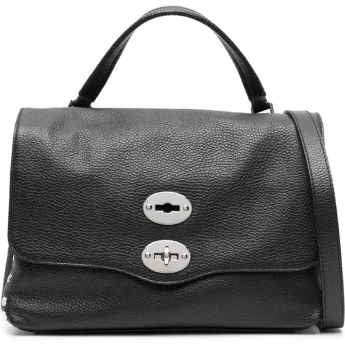 Pebbled Leather Tote Bag , female, Sizes: ONE SIZE - Zanellato - Modalova