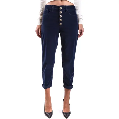 Double Trouser Pants , female, Sizes: W26 - Dondup - Modalova