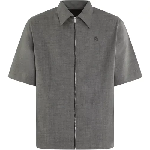 Herren Graues Shirt/Top , Herren, Größe: L - Givenchy - Modalova