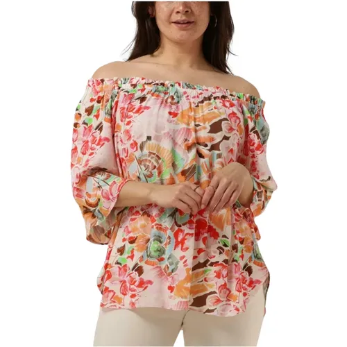 Botanico Bluse Pink Blumen Top - MOS MOSH - Modalova