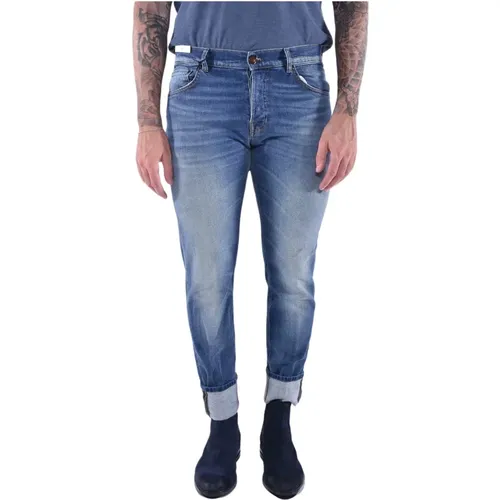 Vintage Cotton Skinny Jeans , male, Sizes: W31, W33, W34 - PT Torino - Modalova