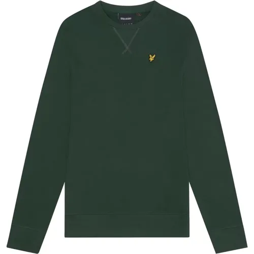 Crew Neck Sweatshirt Mid Layers , Herren, Größe: L - Lyle & Scott - Modalova