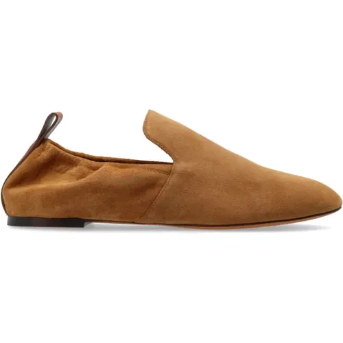 Suede Ballet Flats , Damen, Größe: 38 EU - Lanvin - Modalova