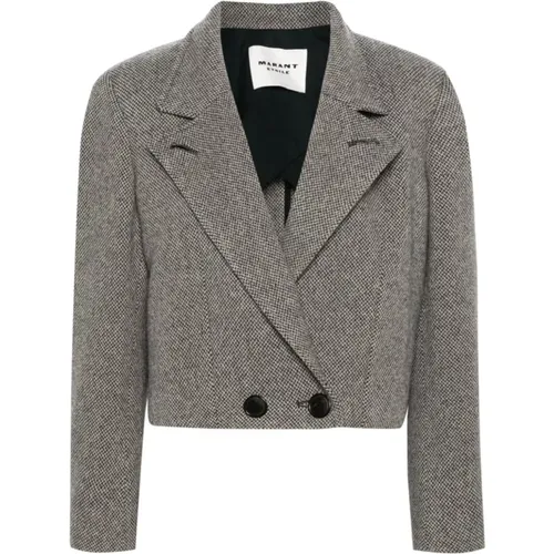 Doppelreihiger Cassidy Blazer Grau - Isabel Marant Étoile - Modalova