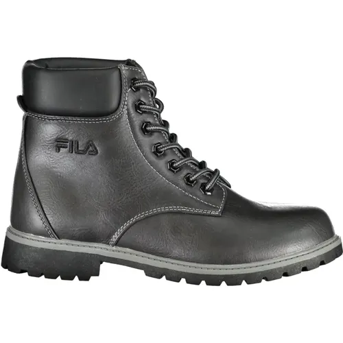 Schwarzer Schnürstiefel für Damen Bestickt - Fila - Modalova