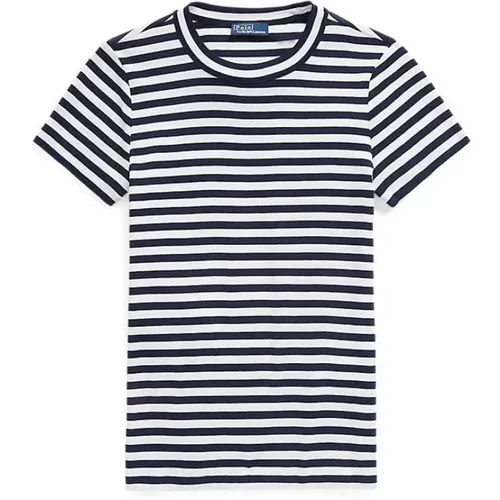 Gestreiftes Polo-Shirt für Damen , Damen, Größe: M - Ralph Lauren - Modalova