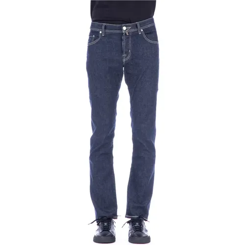 Slim-fit Jeans with Unique Closure , male, Sizes: W38 - Jacob Cohën - Modalova
