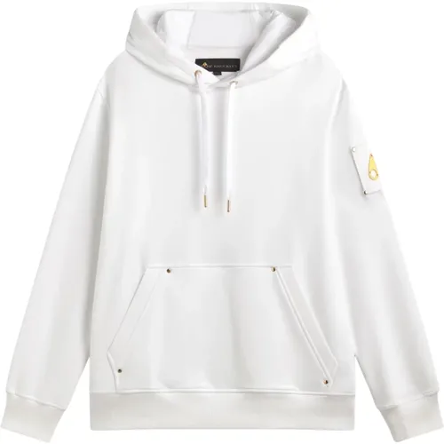 Martense Hoodie mit goldenem Logo , Herren, Größe: M - Moose Knuckles - Modalova