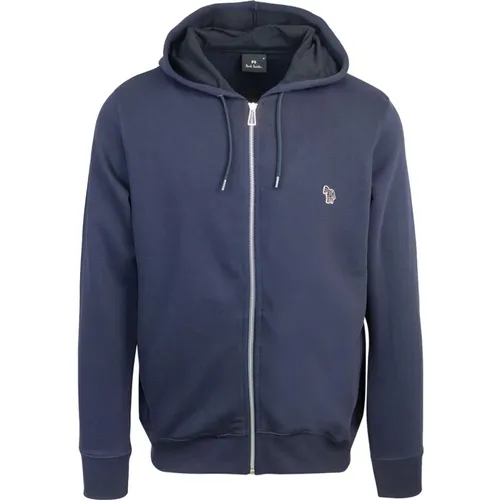 Cotton Hoodie with Zip , male, Sizes: 2XL - PS By Paul Smith - Modalova