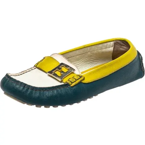 Pre-owned Leather flats , female, Sizes: 3 UK - Fendi Vintage - Modalova