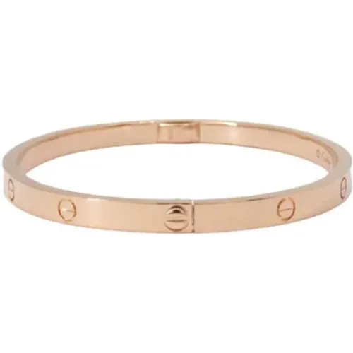 Pre-owned Rose Gold bracelets , female, Sizes: ONE SIZE - Cartier Vintage - Modalova