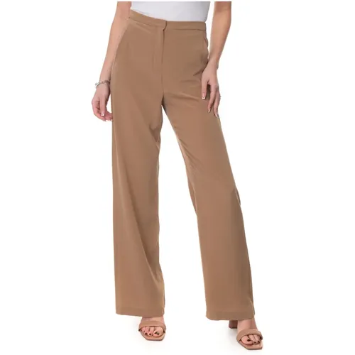 Silk Soft Trousers , female, Sizes: L, XL - Max Mara Studio - Modalova