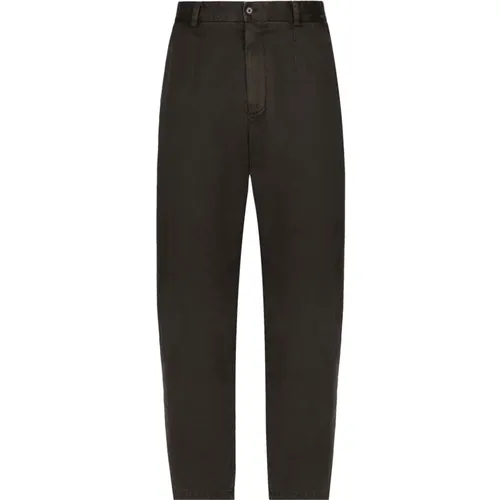 Grey Pants , male, Sizes: M, L, XL - Dolce & Gabbana - Modalova