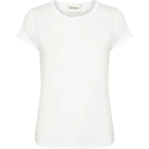 Modal Tee Top in Bright , Damen, Größe: L - My Essential Wardrobe - Modalova