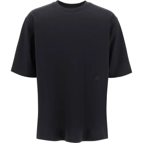 Boxy Baumwoll T-shirt , Herren, Größe: M - Y-3 - Modalova