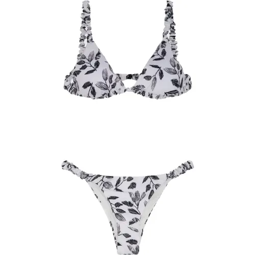 Twist Dreieck Bikini Brasilianischer Slip , Damen, Größe: L - Me-Fui - Modalova