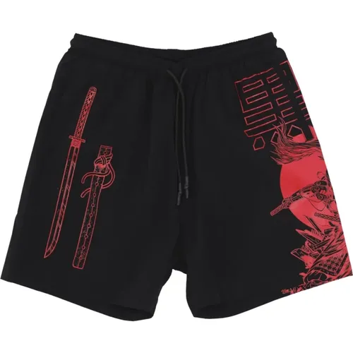 Musashi Outline Swim Shorts /Multi , male, Sizes: S, XL, L, M - Dolly Noire - Modalova