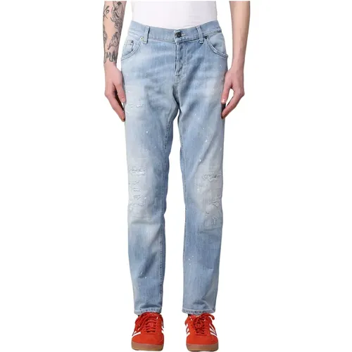 Modern Slim-fit Jeans , male, Sizes: W31 - Dondup - Modalova
