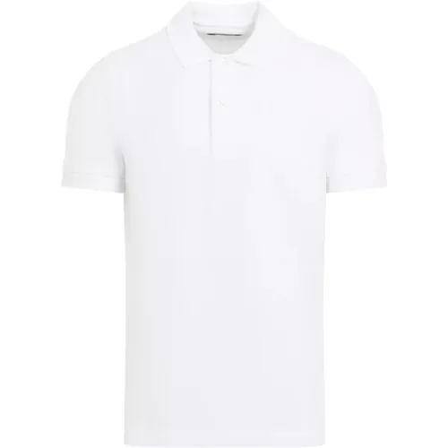 Tennis Piquet Polo Shirt Weiß,Piquet Polo Shirt Deep ,Tennis Piquet Polo Shirt - Tom Ford - Modalova