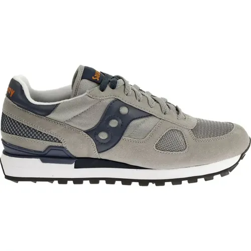 Grey Laced Sneakers for Men , male, Sizes: 11 UK - Saucony - Modalova