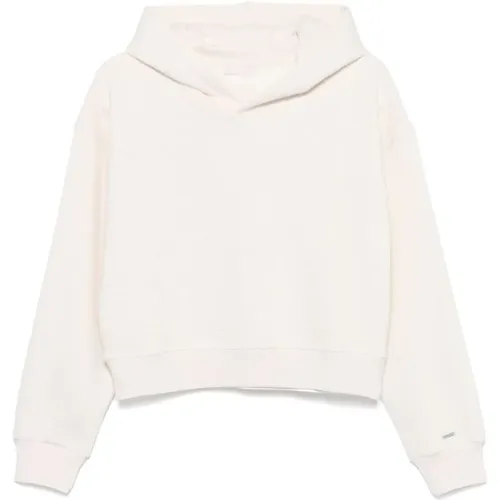 Strassverzierten Weißen Pullover , Damen, Größe: S - Liu Jo - Modalova