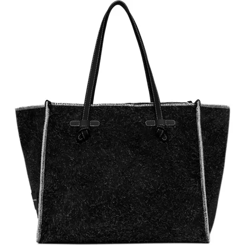 Marcella Shopping Bag in Soft Suede , female, Sizes: ONE SIZE - Gianni Chiarini - Modalova