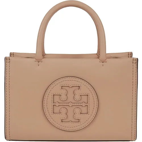 Stylish Mini Tote Bag Nude Neutrals , female, Sizes: ONE SIZE - TORY BURCH - Modalova