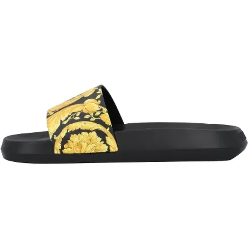 Rubber flats , male, Sizes: 7 UK - Versace - Modalova