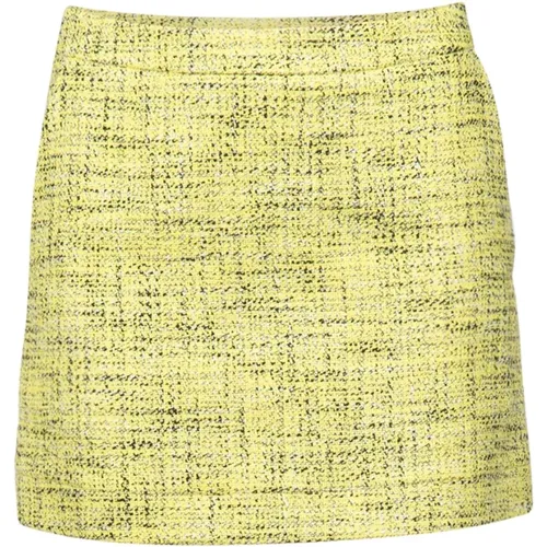 Short Tweed Skirt with French Pockets , female, Sizes: S, XS - Jucca - Modalova