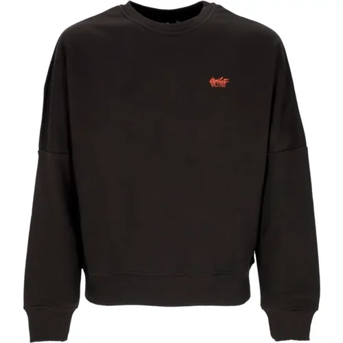 Charizard Crewneck Sweatshirt Leicht Langarm , Herren, Größe: S - Dolly Noire - Modalova