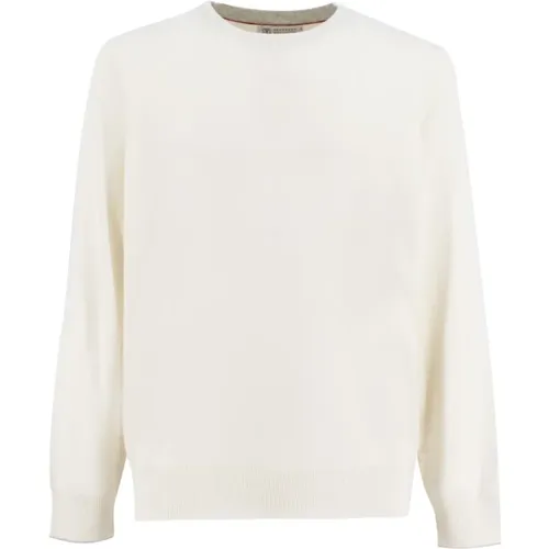 Timeless Clic Sweatshirt for Men , male, Sizes: L - BRUNELLO CUCINELLI - Modalova