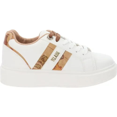 Faux Leather Sneakers Stylish Casual Chic , female, Sizes: 5 UK, 4 UK, 6 UK, 2 UK - Alviero Martini 1a Classe - Modalova