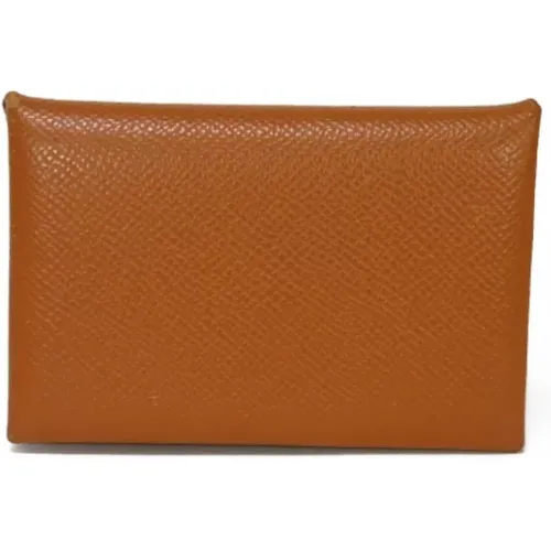 Pre-owned Leather wallets , female, Sizes: ONE SIZE - Hermès Vintage - Modalova