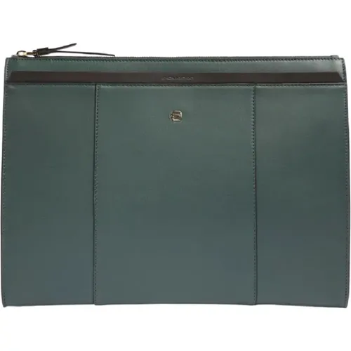 Leather Laptop Sleeve Bag , female, Sizes: ONE SIZE - Piquadro - Modalova