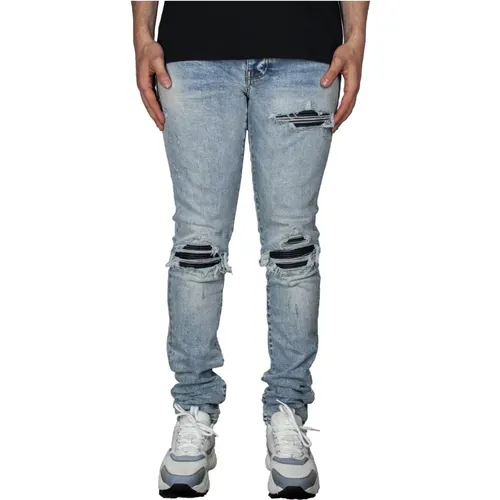 Slim-Fit Stone Indigo MX1 Jeans , male, Sizes: W30 - Amiri - Modalova