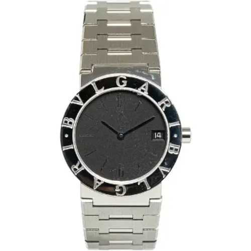 Pre-owned Stainless Steel watches , female, Sizes: ONE SIZE - Bvlgari Vintage - Modalova