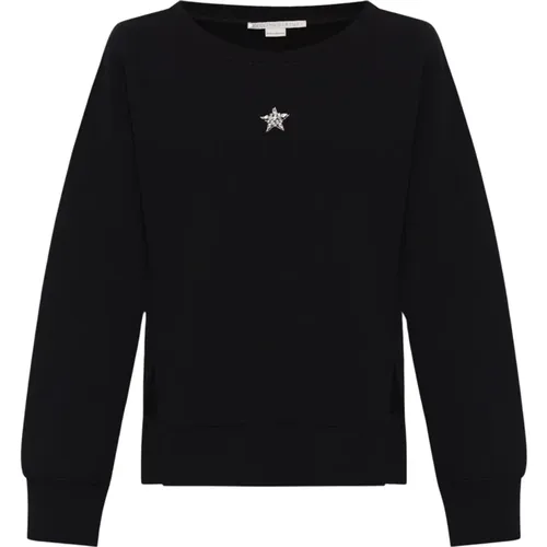 Appliquéd sweatshirt , female, Sizes: S, XS - Stella Mccartney - Modalova