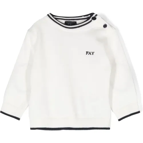 Weiße Pullover Kollektion Fay - Fay - Modalova