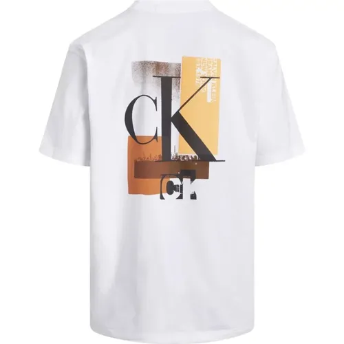 T-Shirts , Herren, Größe: 3XL - Calvin Klein - Modalova